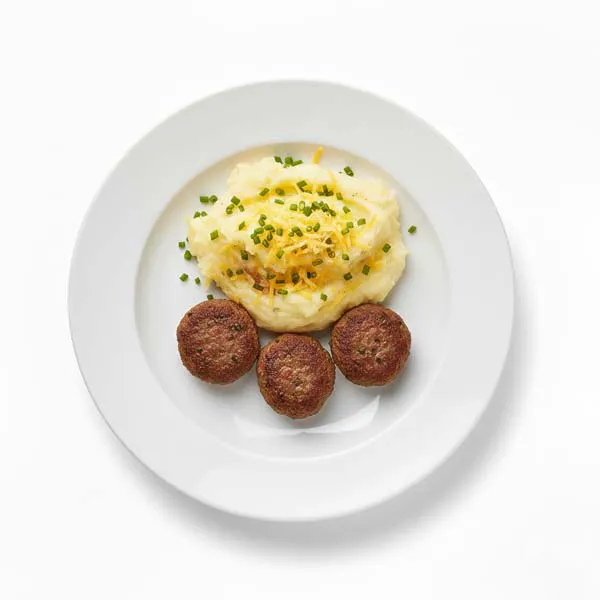 Pepper Beef Medallion With Cheesy Mashed Potato